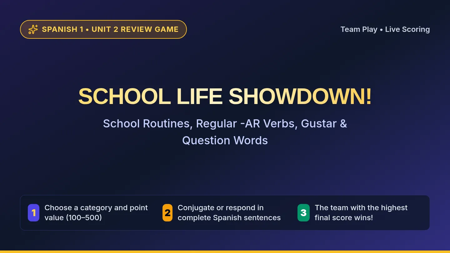Showdown Trivia Slides