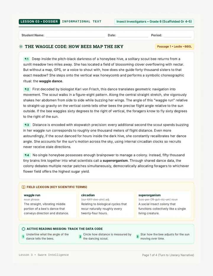 Swarm Intelligence Reading Packet