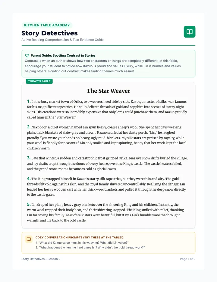Star Weaver Worksheet