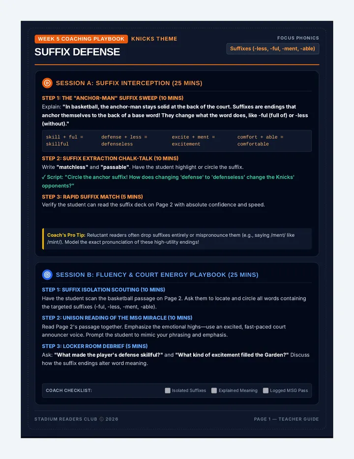 Week 5 Coaching Guide