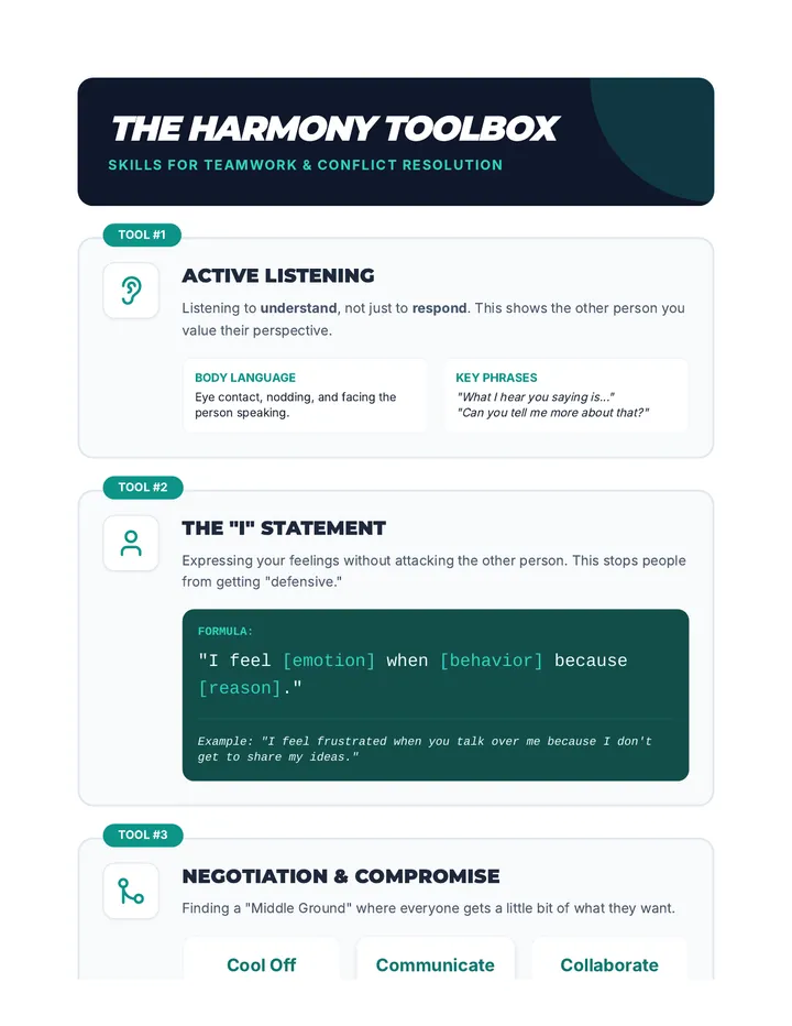 Harmony Toolbox Reference Sheet