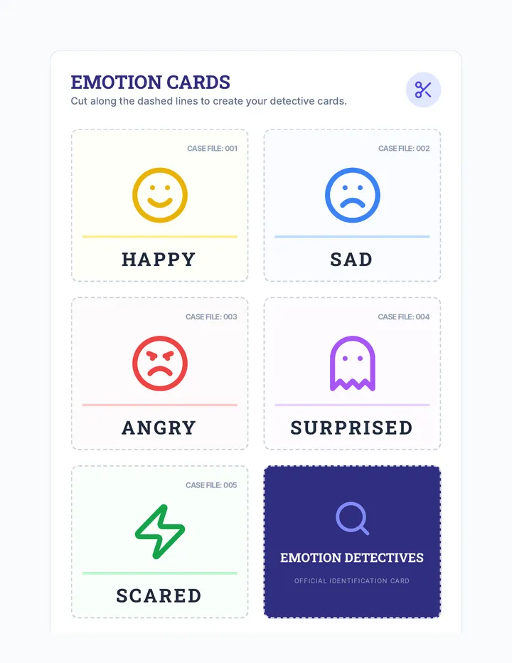 Emotion Cards Activity