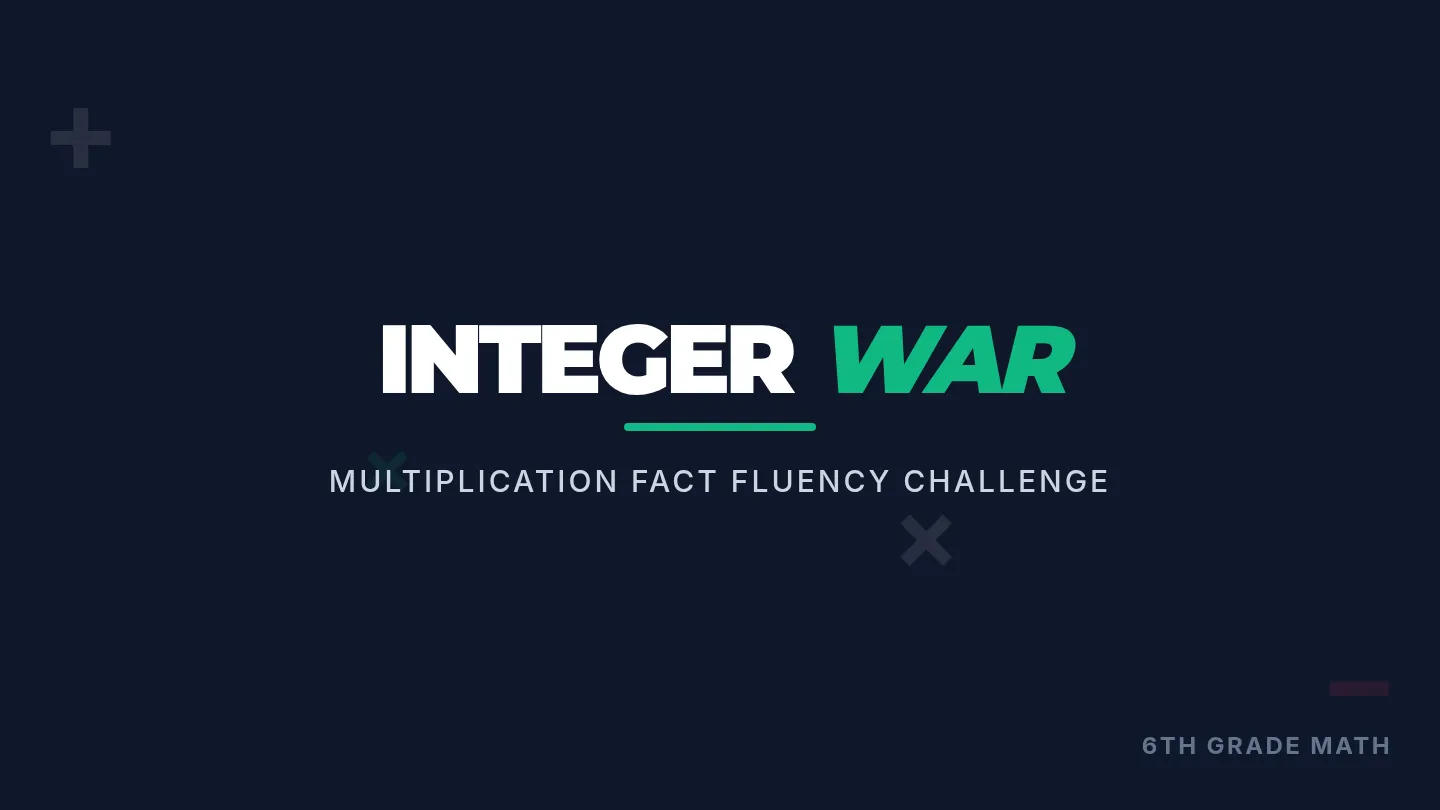Integer War Presentation Slides