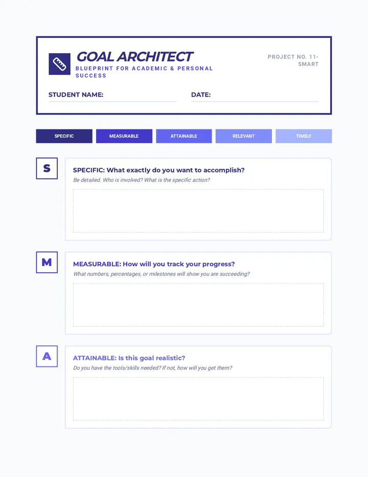 Goal Architect Worksheet