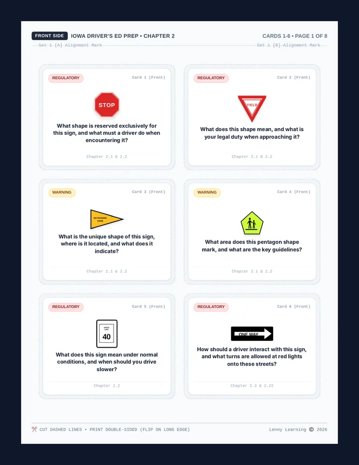 Road Ready Flashcards