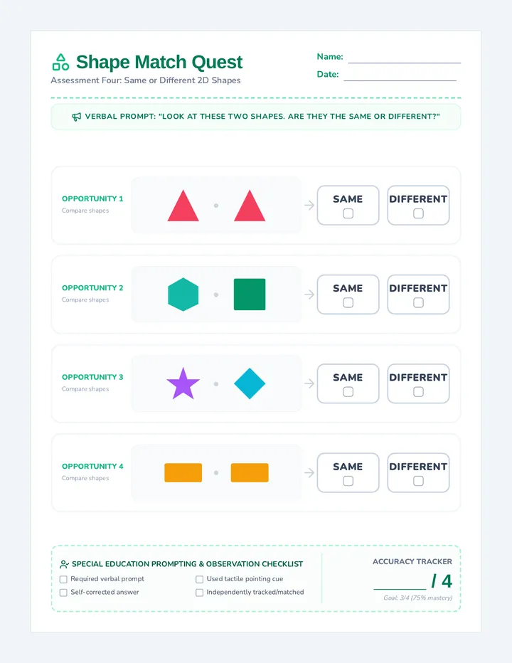 Shape Match Four