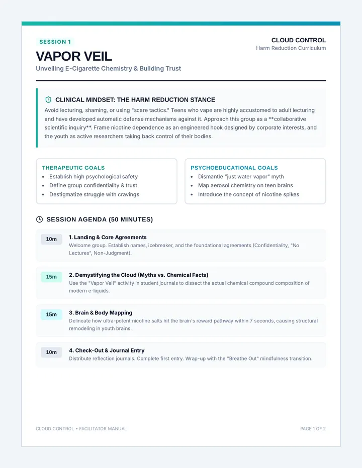 Vapor Veil Facilitator Guide
