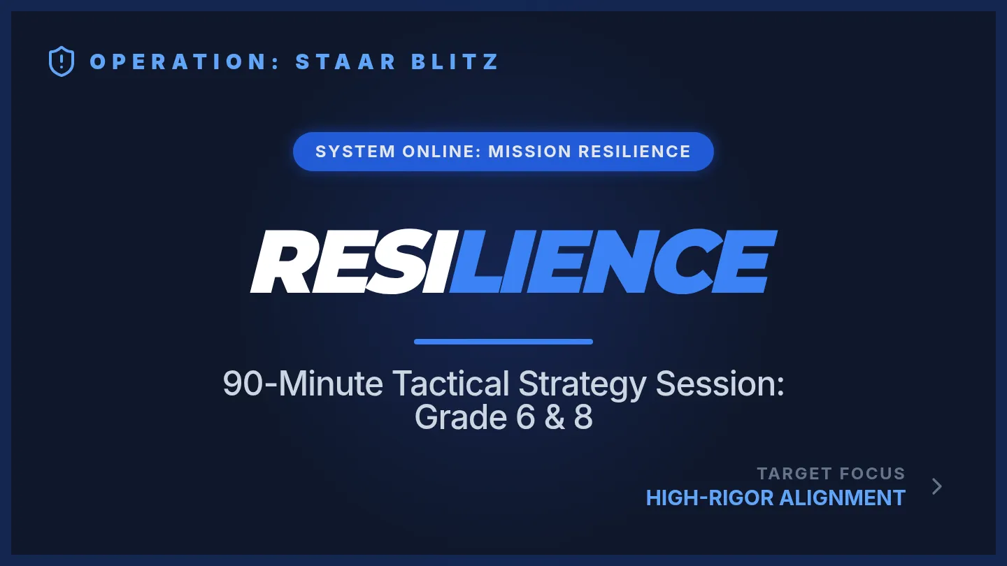 STAAR Blitz Resilience Mission Slides