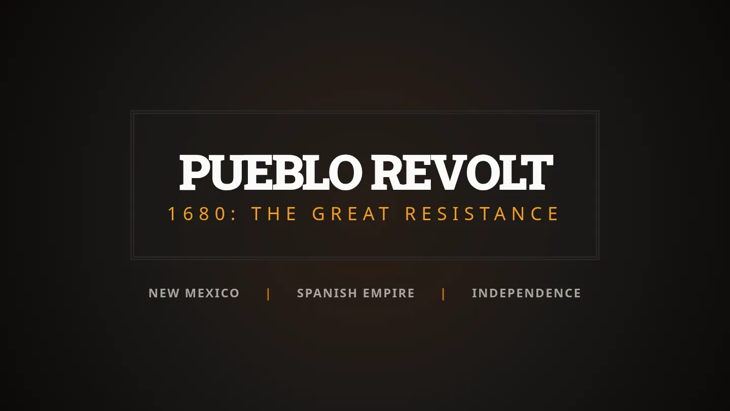 Pueblo Revolt Slides