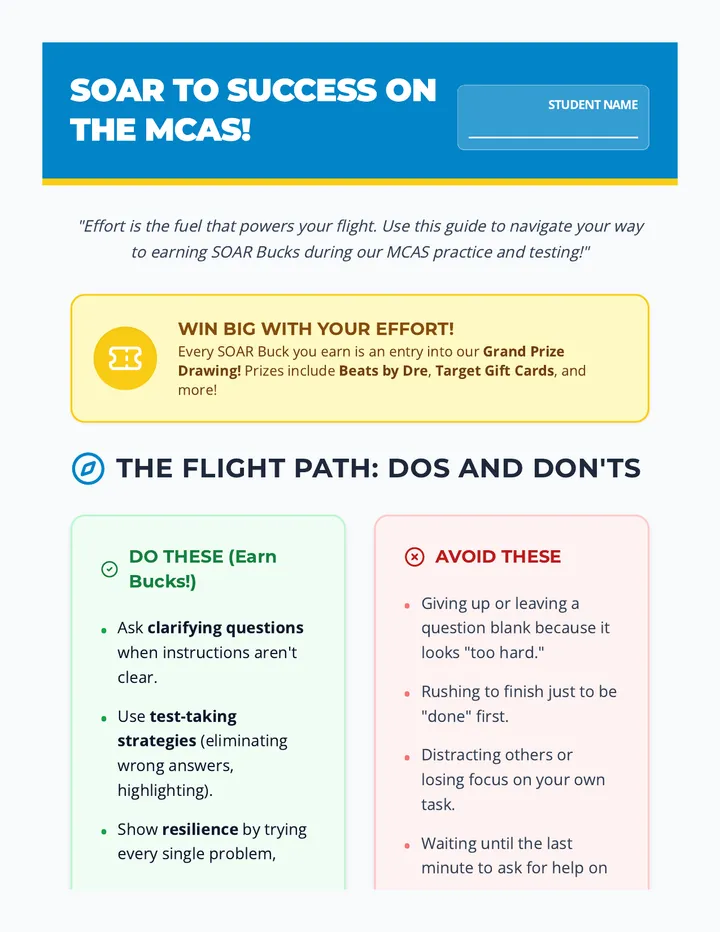 SOAR to Success Chart Document