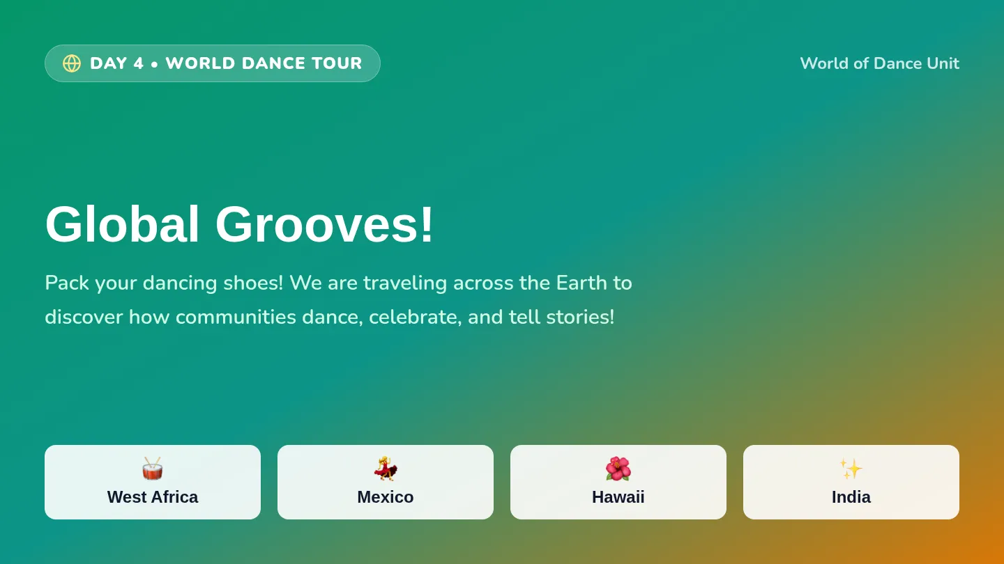 Global Grooves Slides