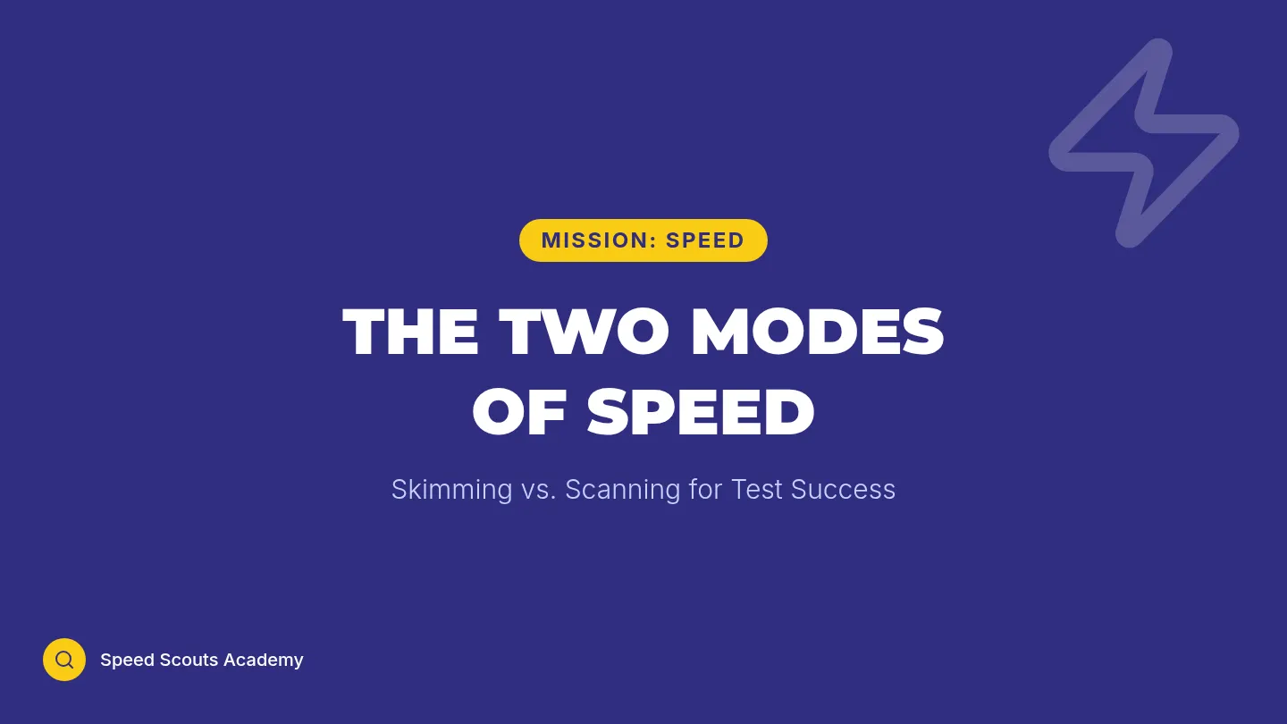 Speed Scouts Intro Slides