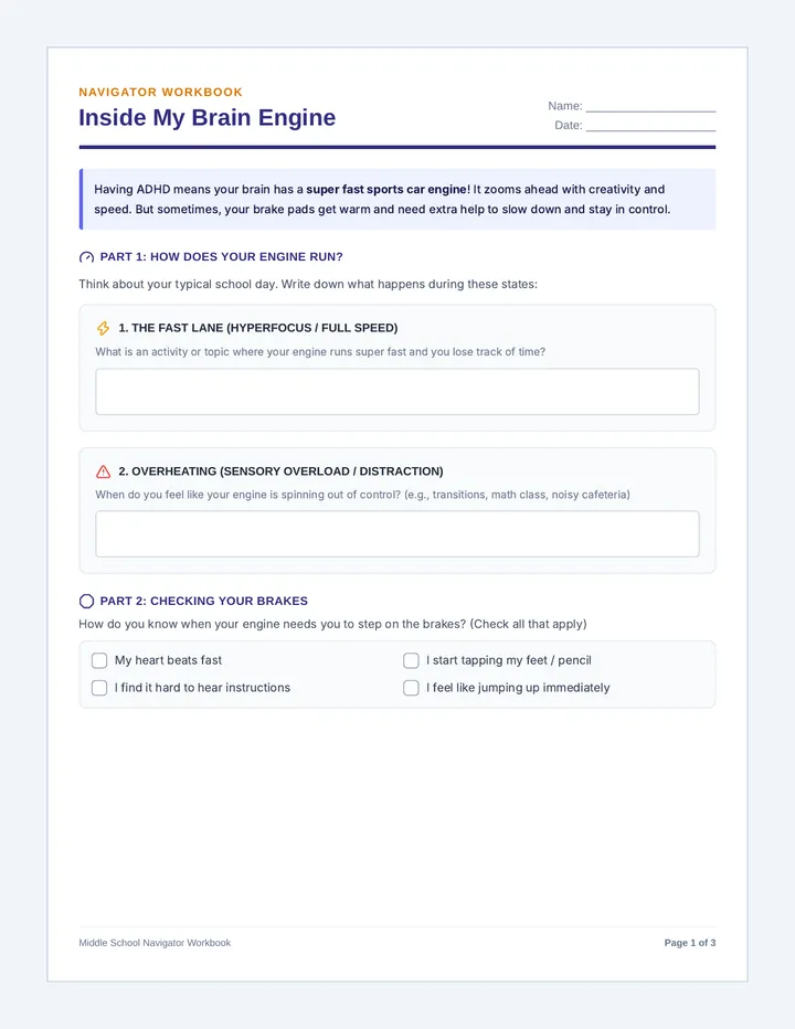 My Regulation Workbook