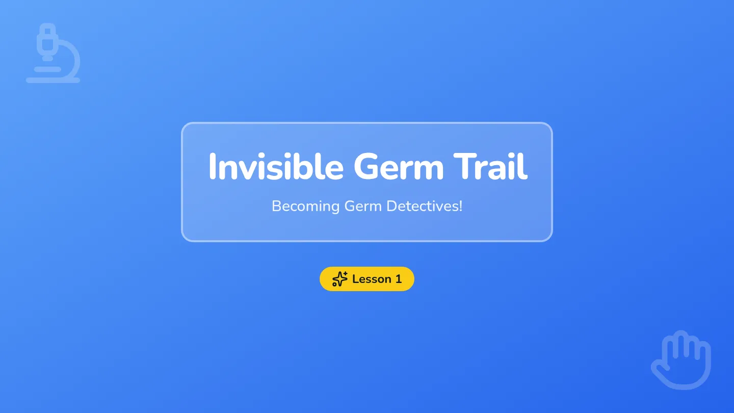 Invisible Germ Trail Slides