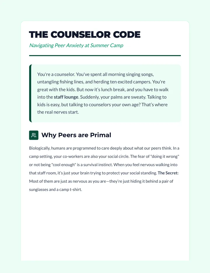 Counselor Code Reading