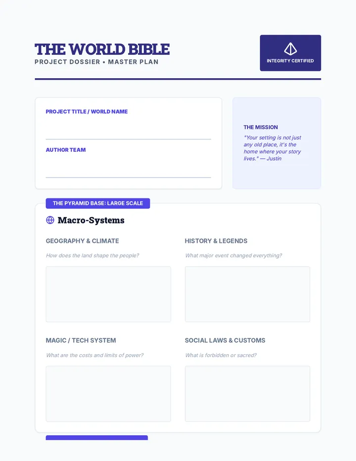 World Bible Template
