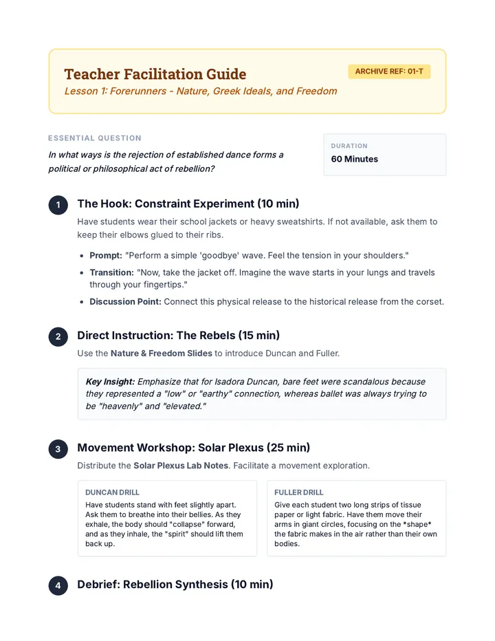 Forerunner Facilitation Guide