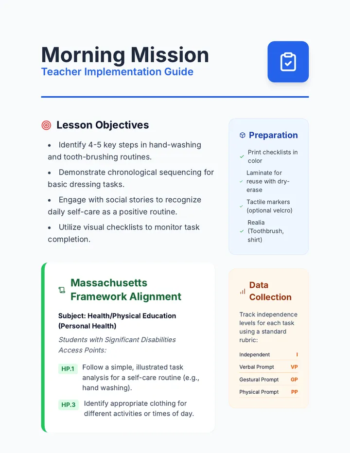 Morning Mission Teacher Guide