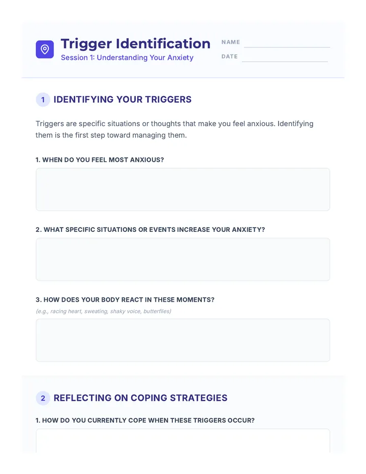 Trigger Chain Activity Trigger Identification Activity • Material • Lenny.com