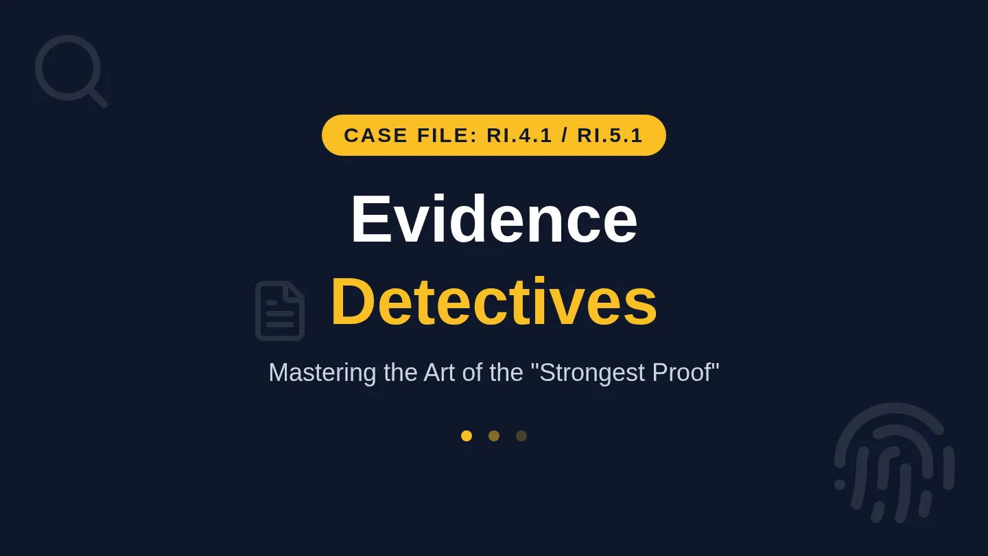 Evidence Detective Slides