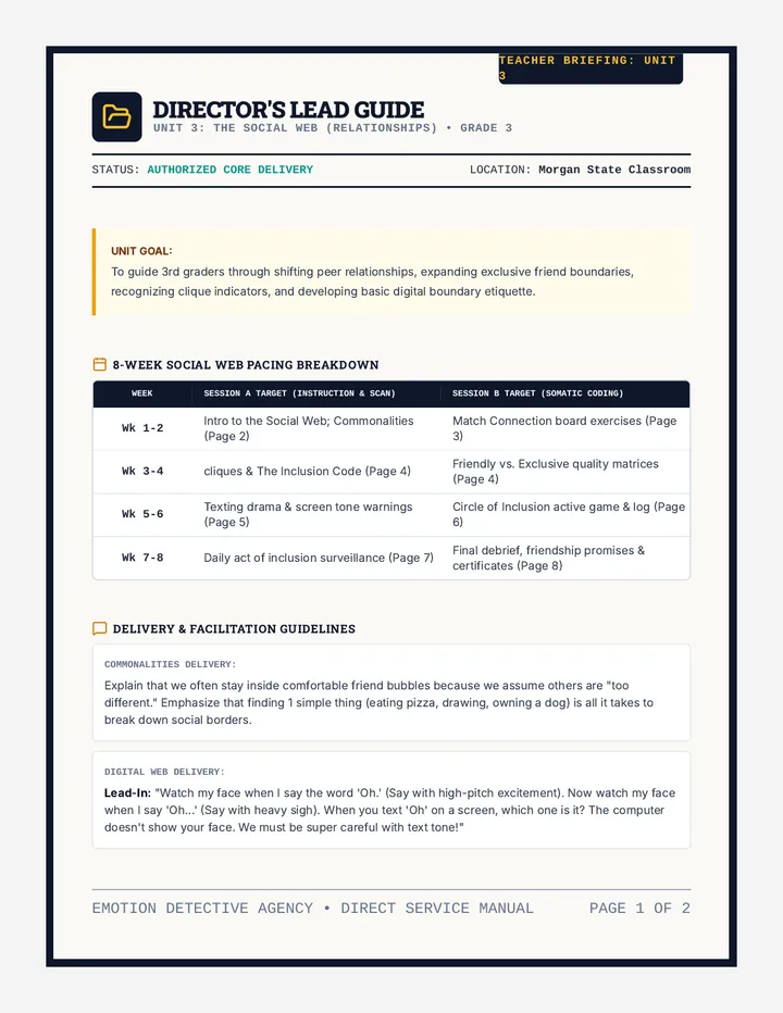 Social Web Teacher Guide