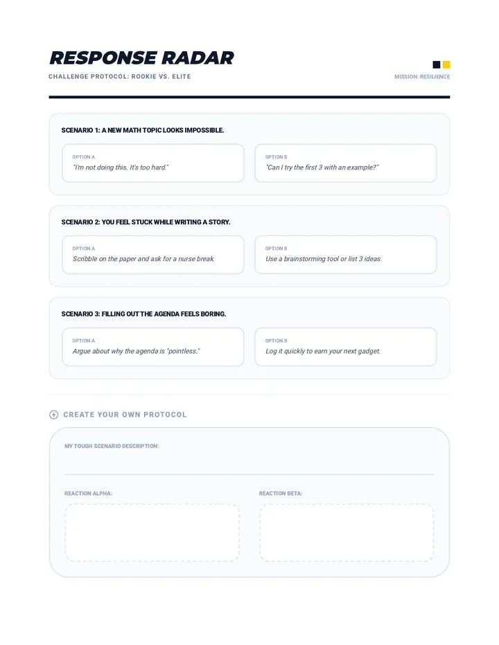 Response Radar Role Play Cards