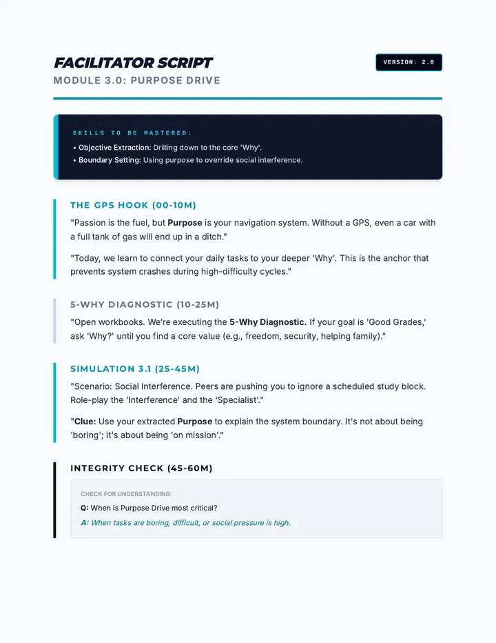 Mastery Script Lesson 3