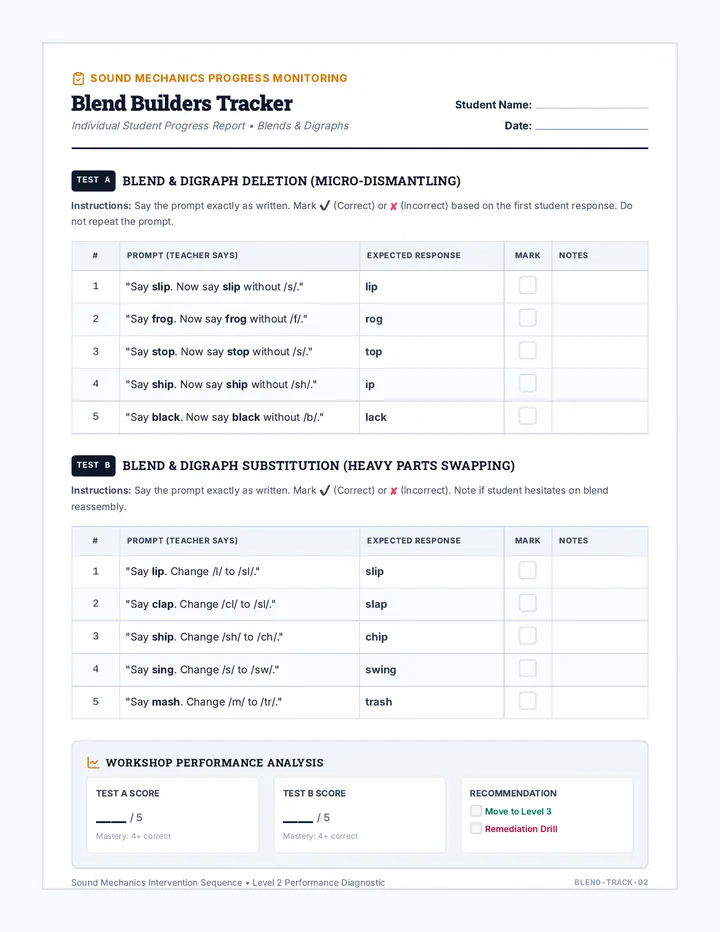 Blend Builders Tracker