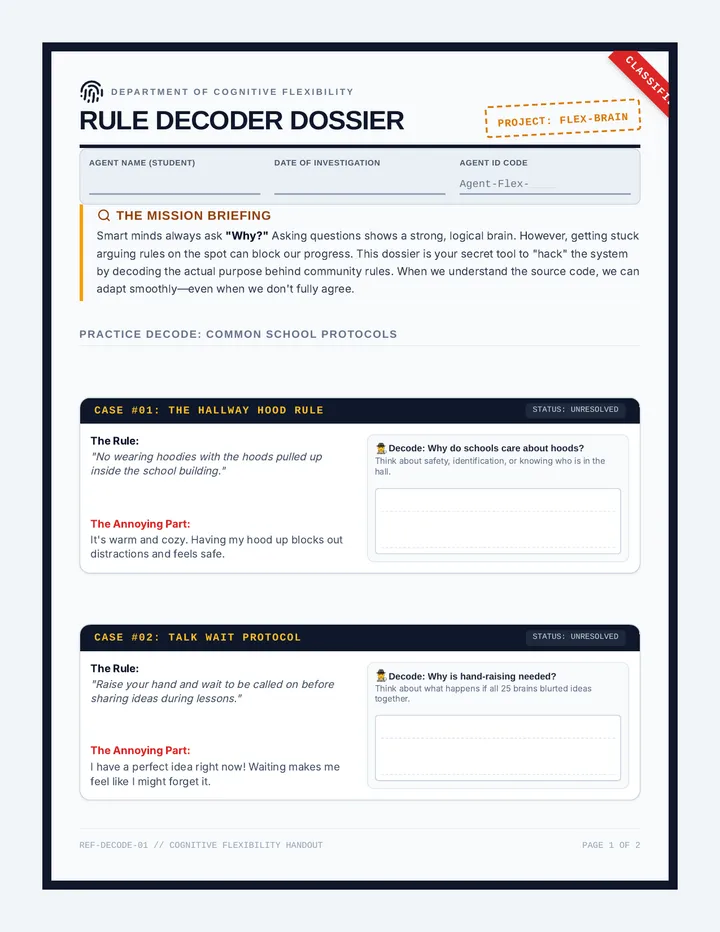 Rule Decoder Worksheet