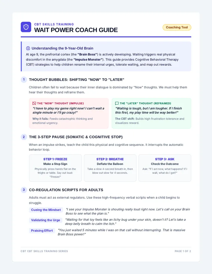 Wait Power Coach Guide