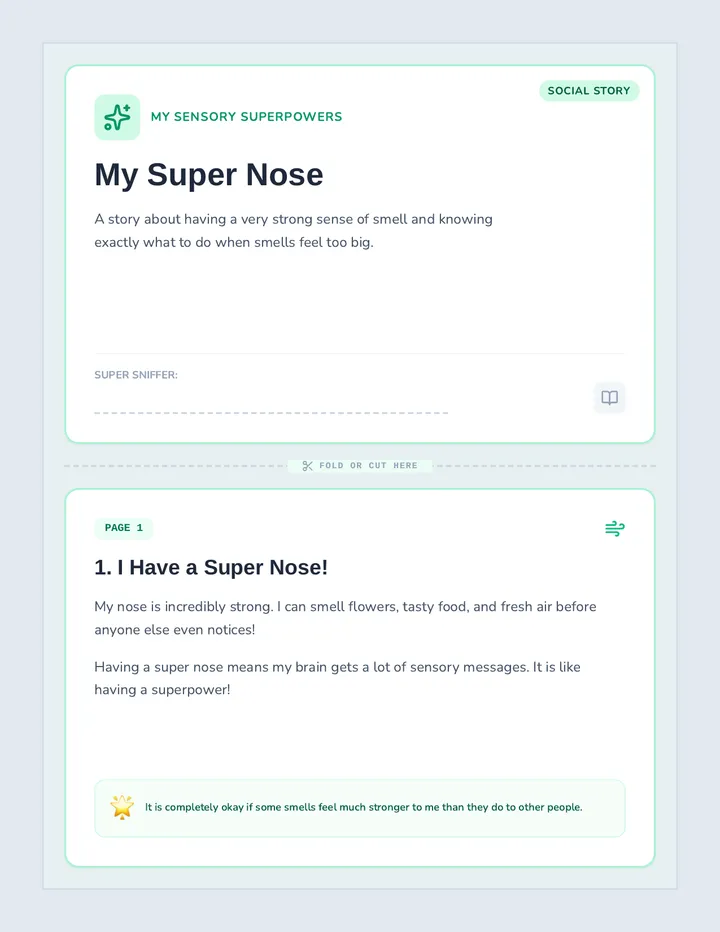 Super Sniffer Booklet