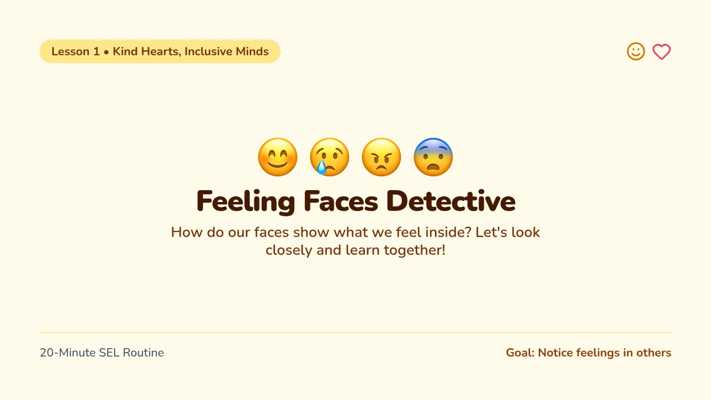 Feeling Faces Slides
