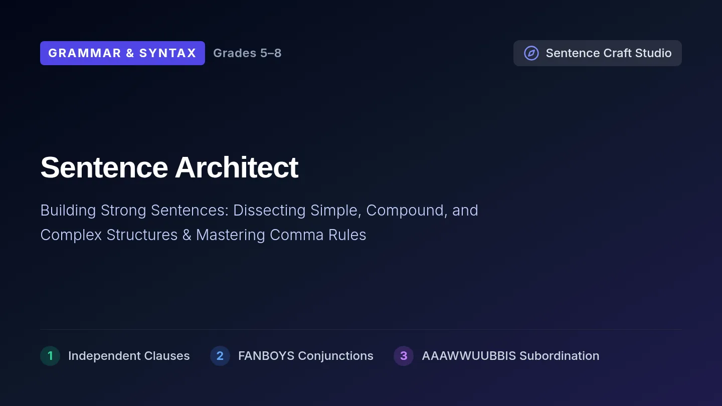 Sentence Architect Slides