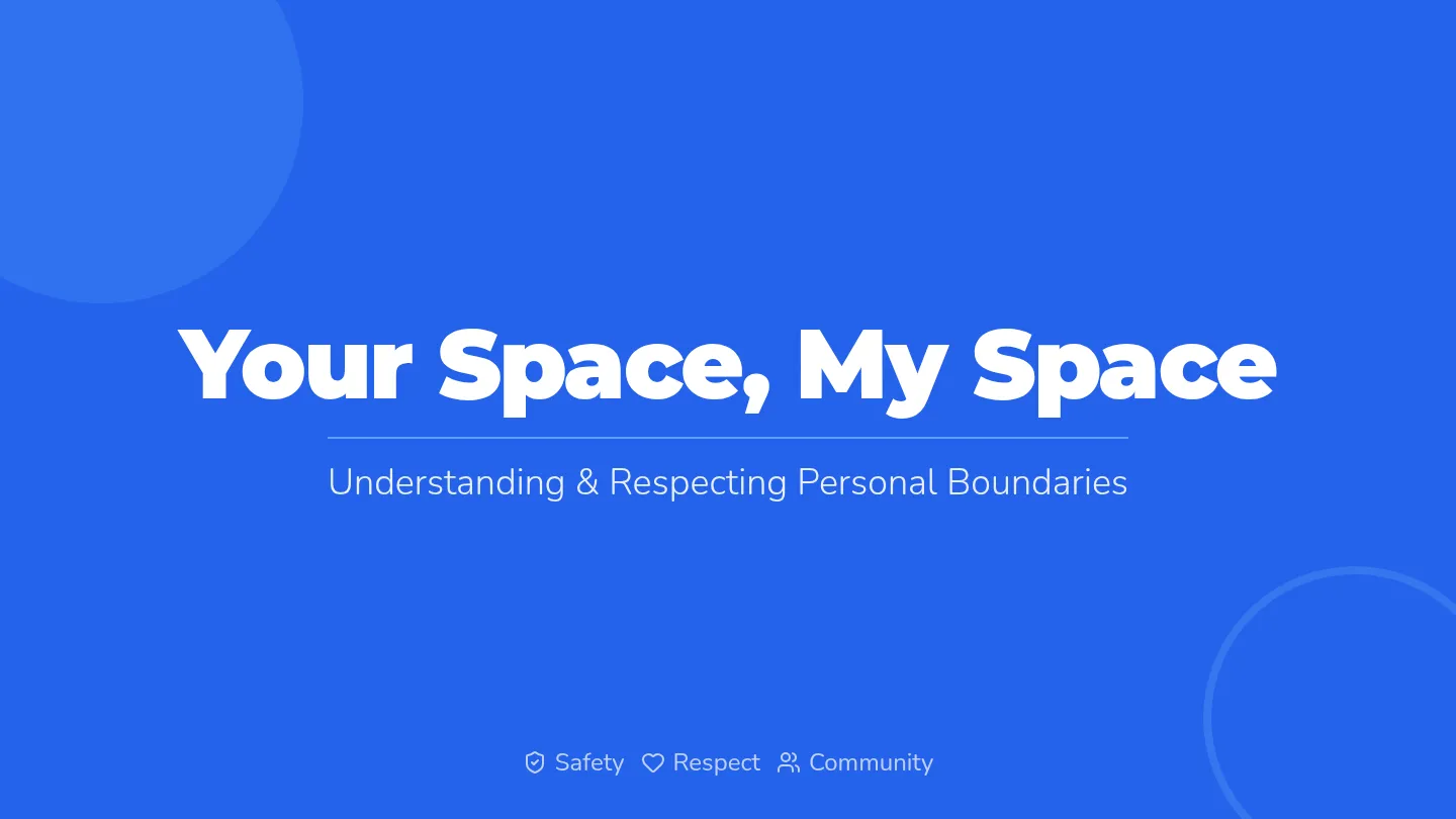 Your Space My Space Slide Deck