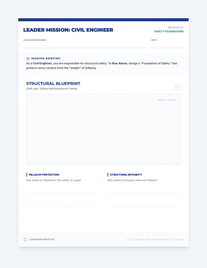Rising Above Civil Engineer Activity Sheet
