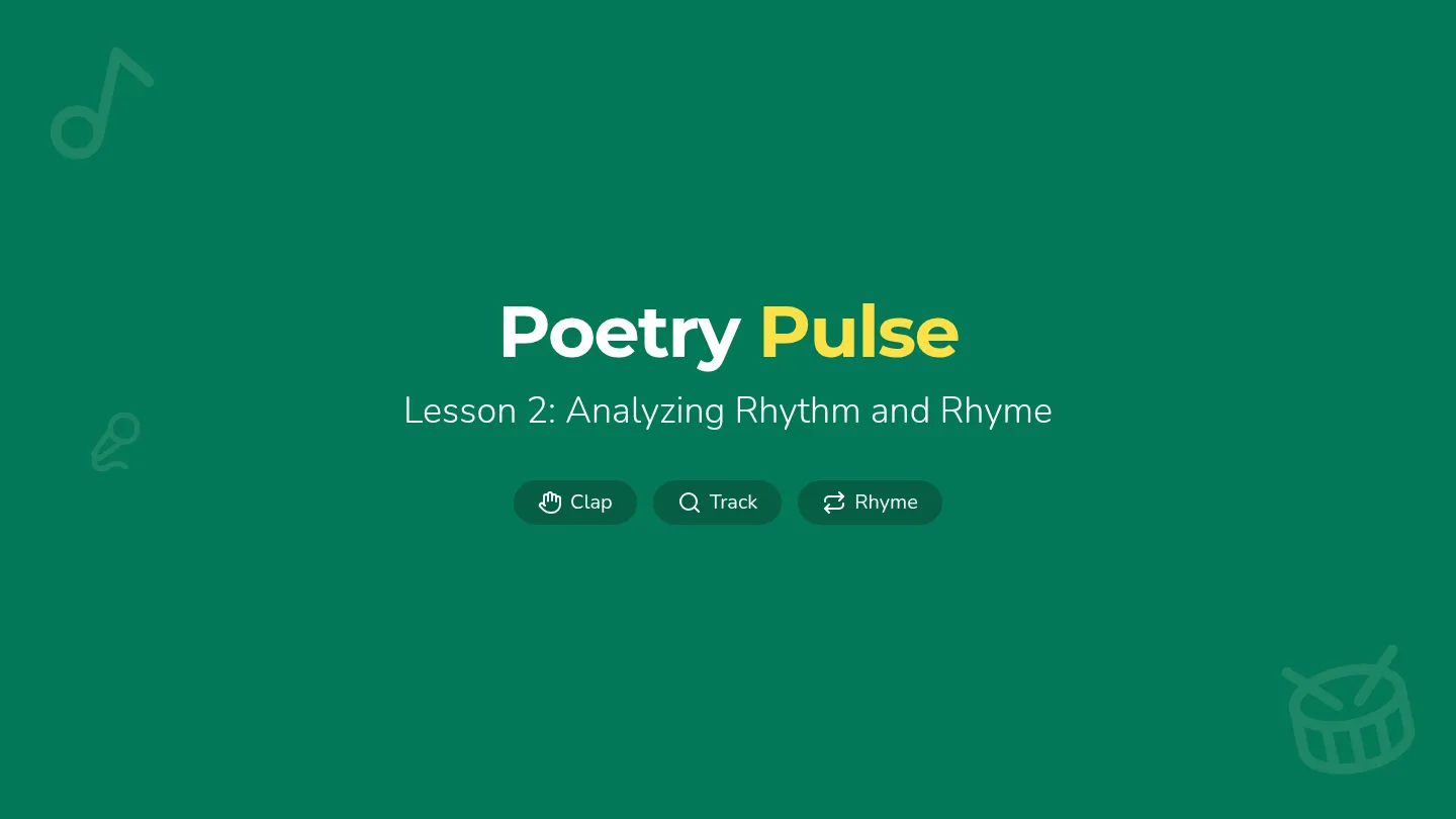 Rhythm and Rhyme Slides