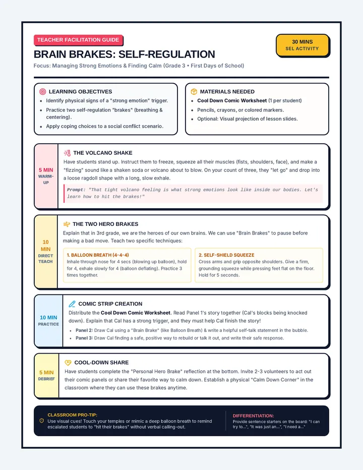 Brain Brakes Teacher Guide