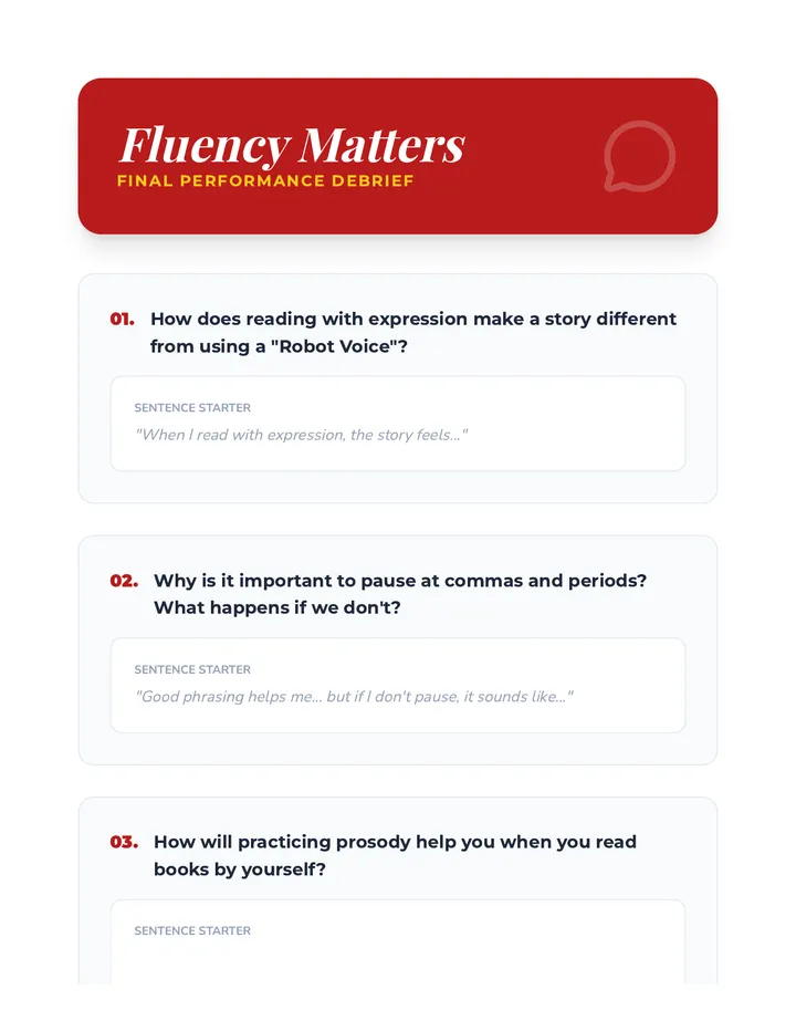 Fluency Matters Discussion
