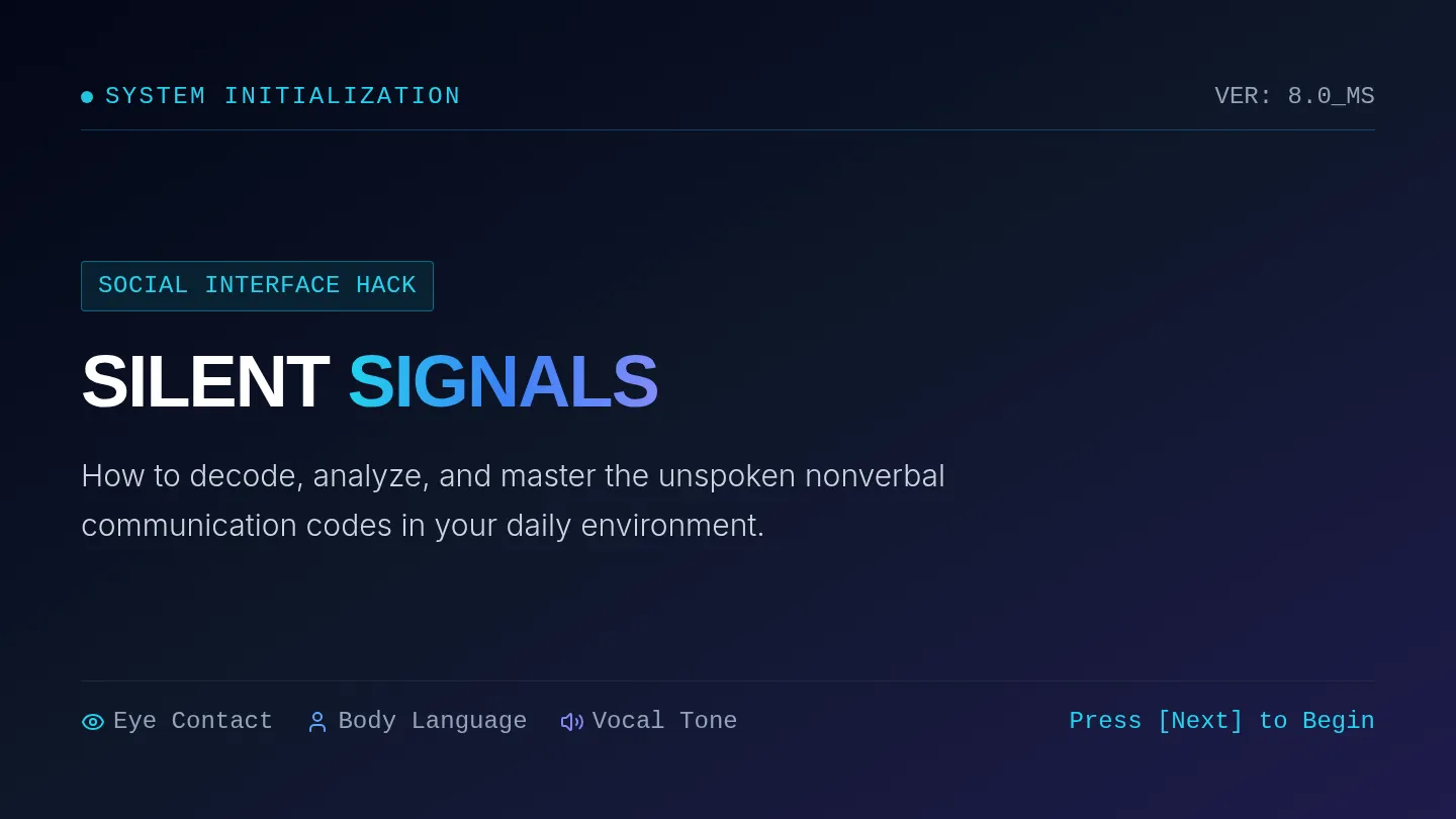 Silent Signals Slides
