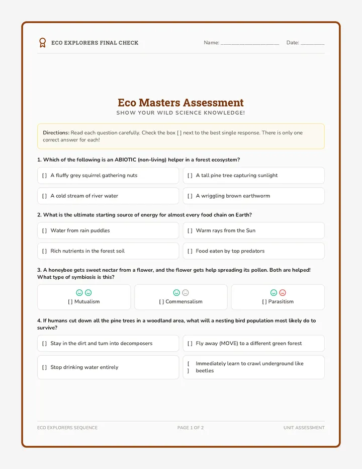 Eco Masters Assessment
