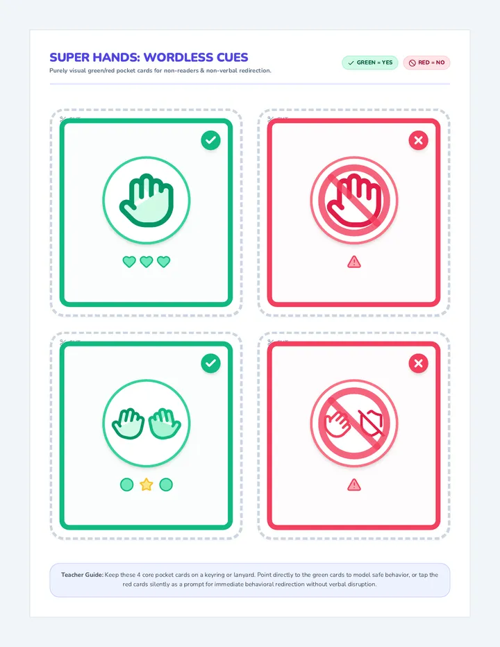 Super Hands Wordless Cards