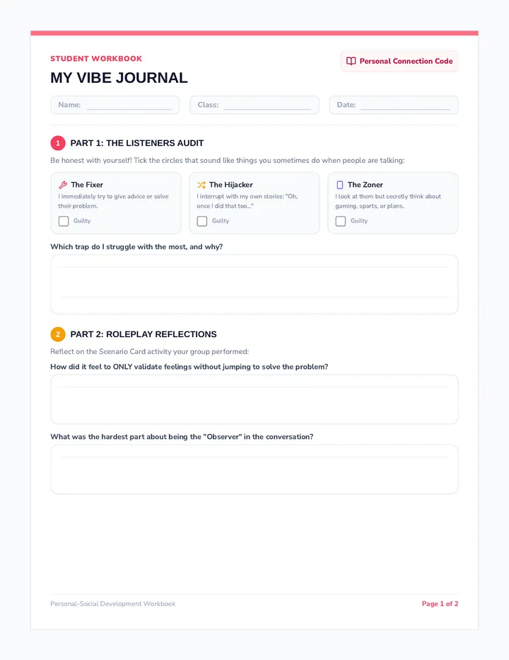 Vibe Code Guided Journal
