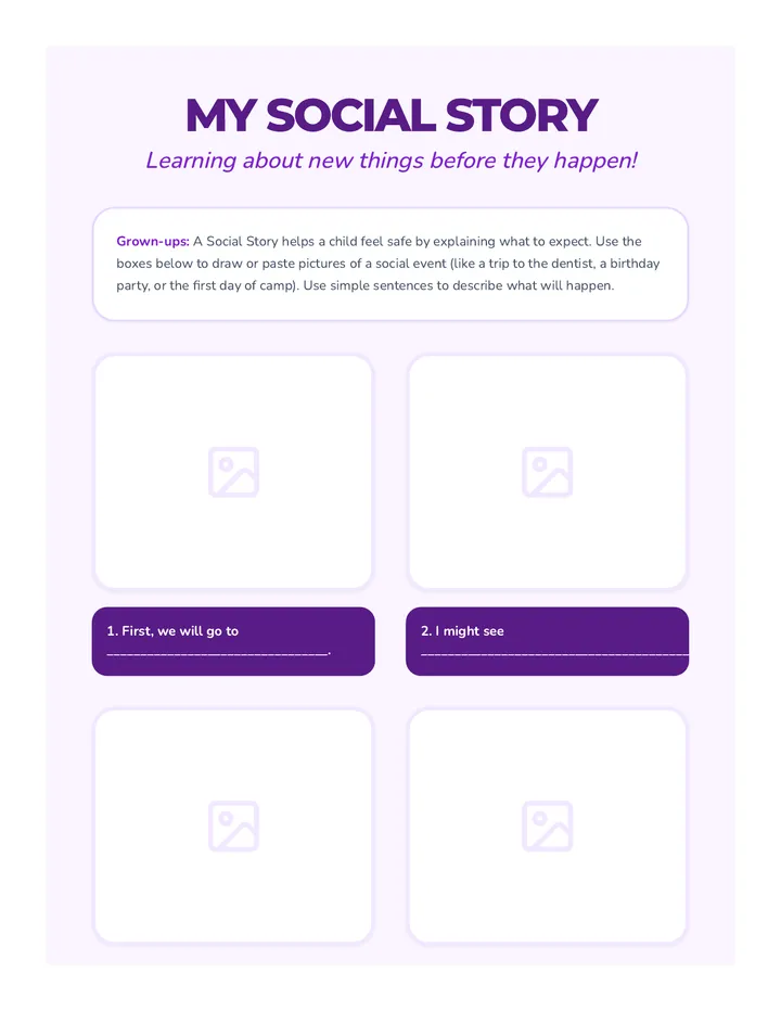 Social Flexibility Visual Aid