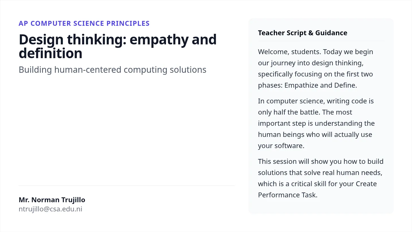 Design Thinking Slides
