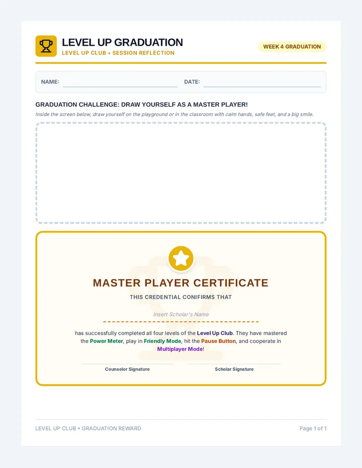 Team Player Certificate