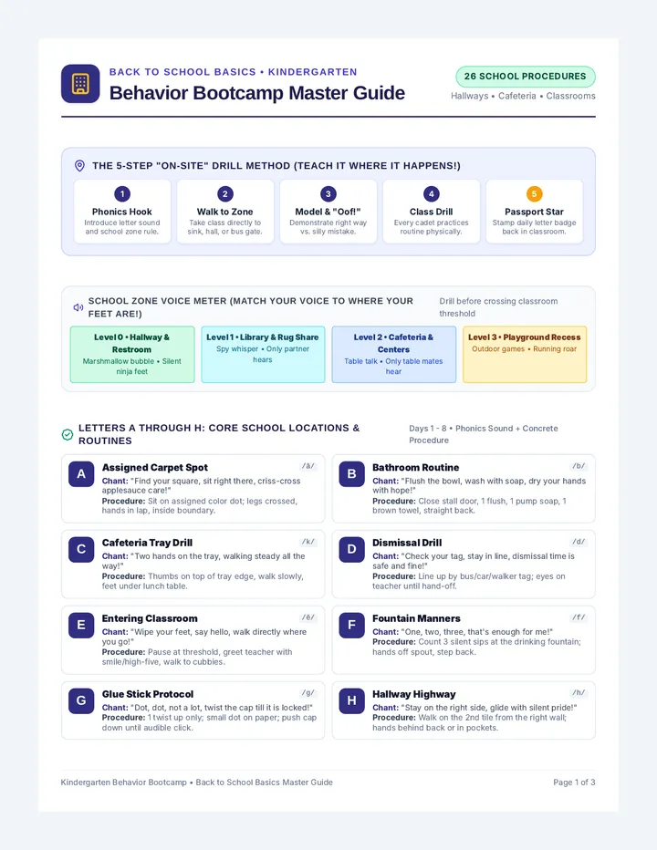 Behavior Bootcamp Teacher Guide