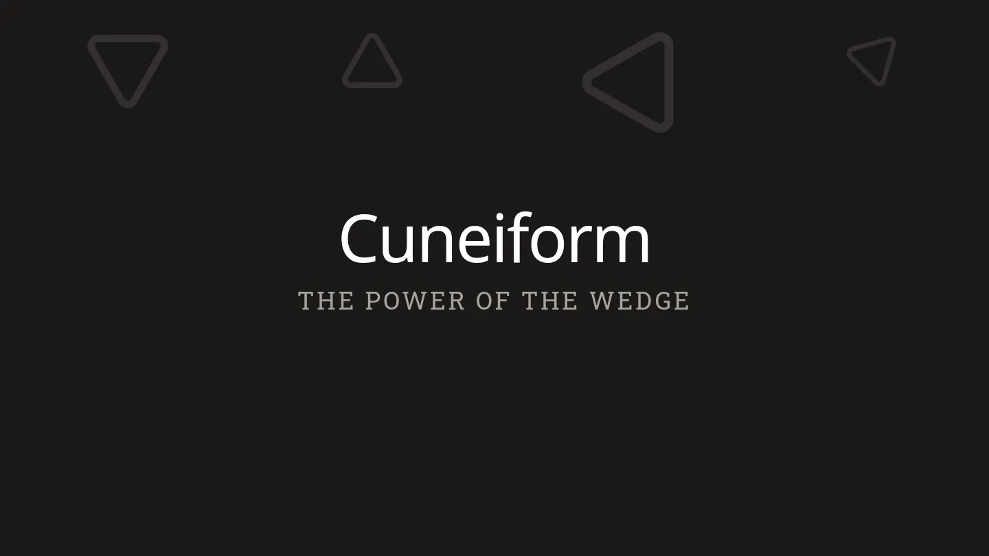 Cuneiform Workshop Slides