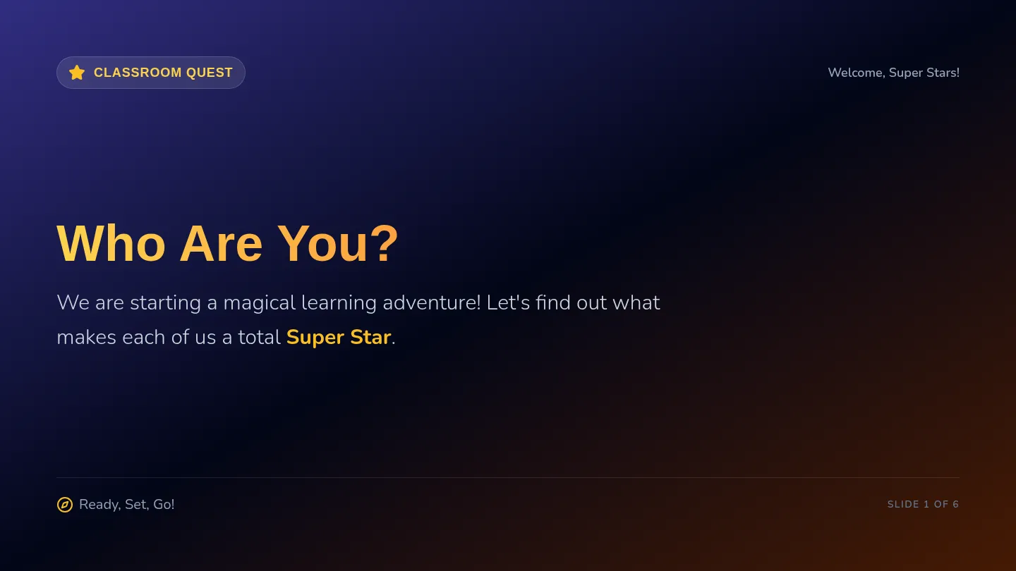 Super Star Intro Slides