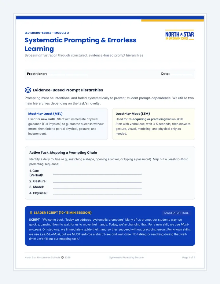 Micro Learning Workbook and Script