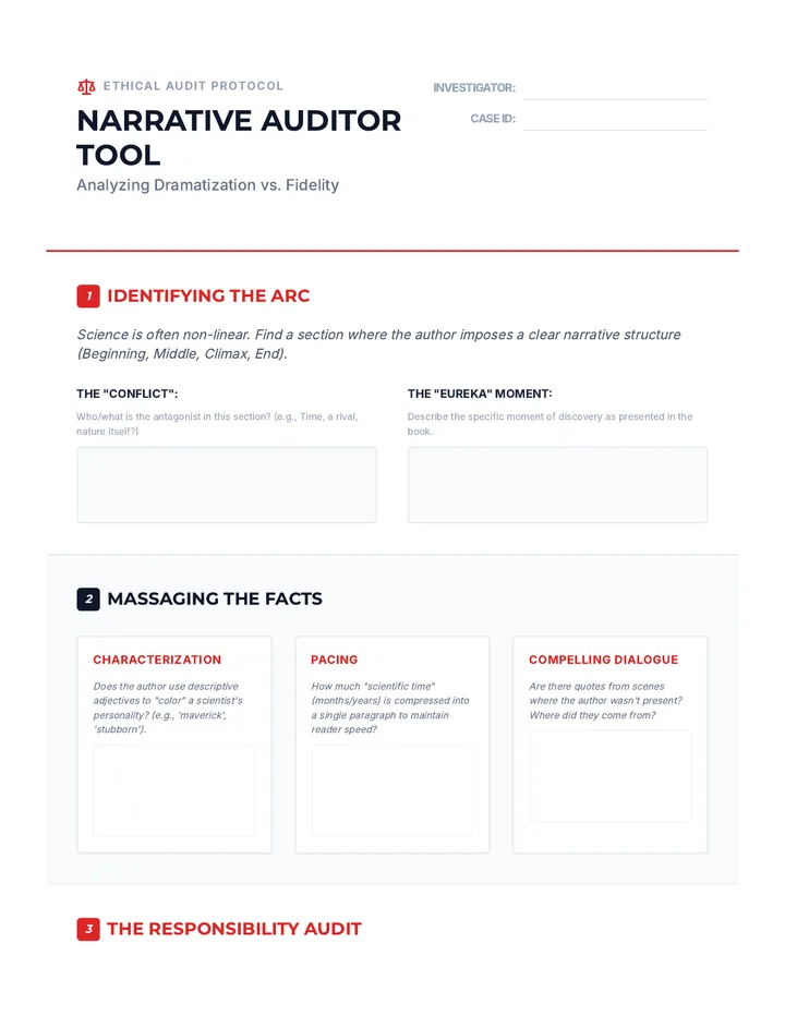 Narrative Auditor Worksheet
